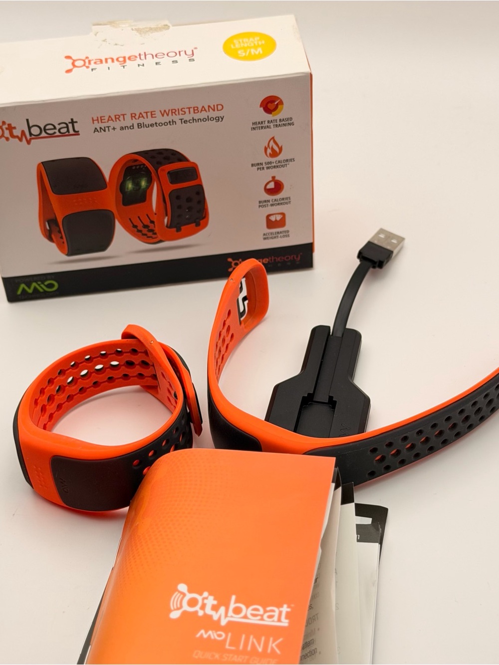 Orange Theory Beat Pulse Full Set, Excellent, Tested, Box, Charger, Manuals